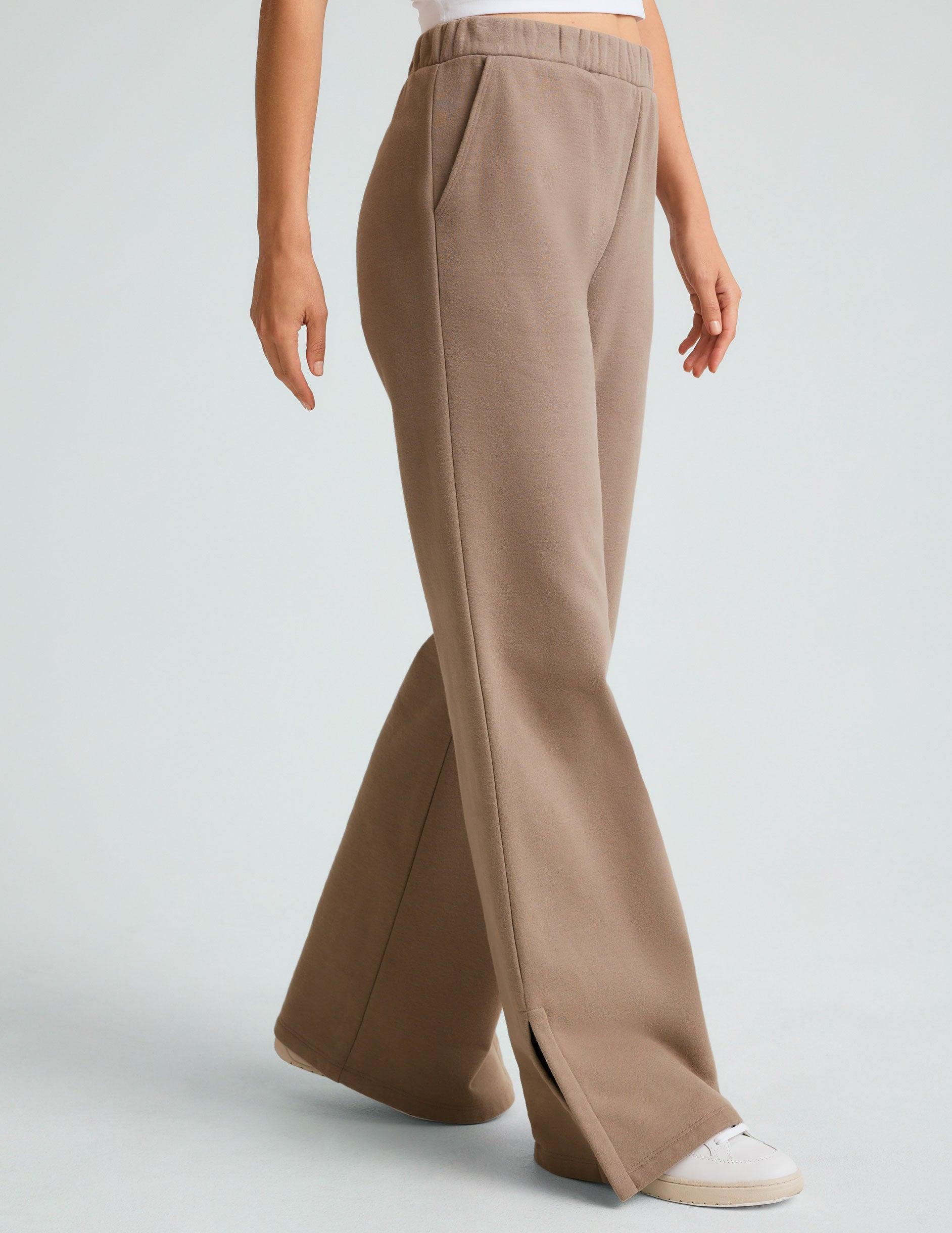 Open Ended Mid Rise Wide Leg Pant Product Image