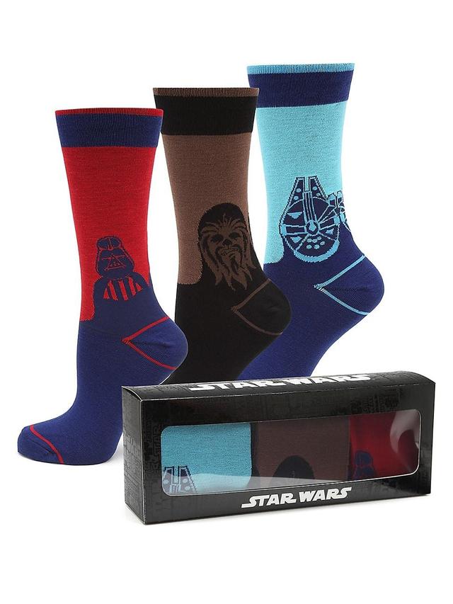 Mens 3-Pair Star Wars Mod Socks Product Image