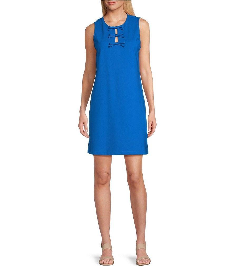 Preston & York Tamara Ponte Sleeveless Shift Dress Product Image