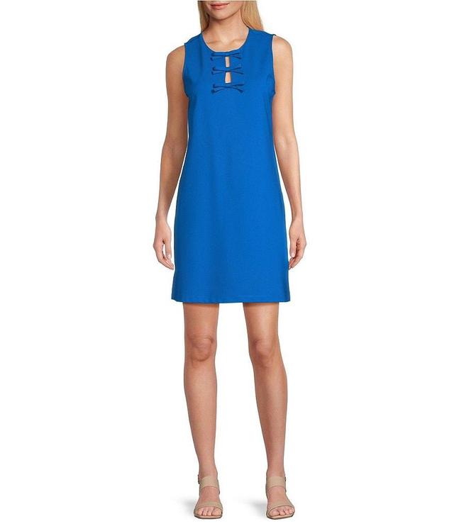 Preston & York Tamara Ponte Sleeveless Shift Dress Product Image