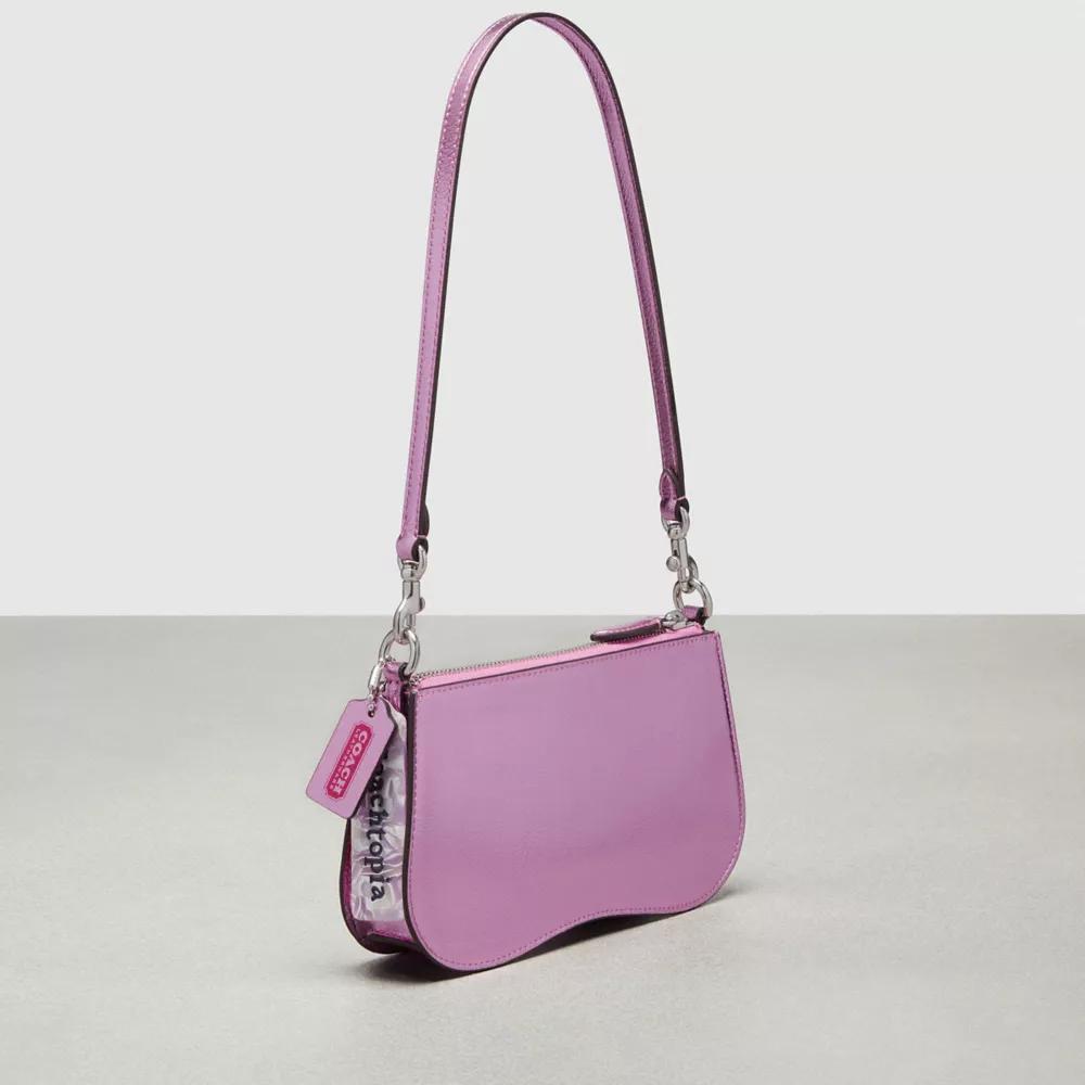 Wavy Baguette Bag In Metallic Coachtopia Leather Product Image