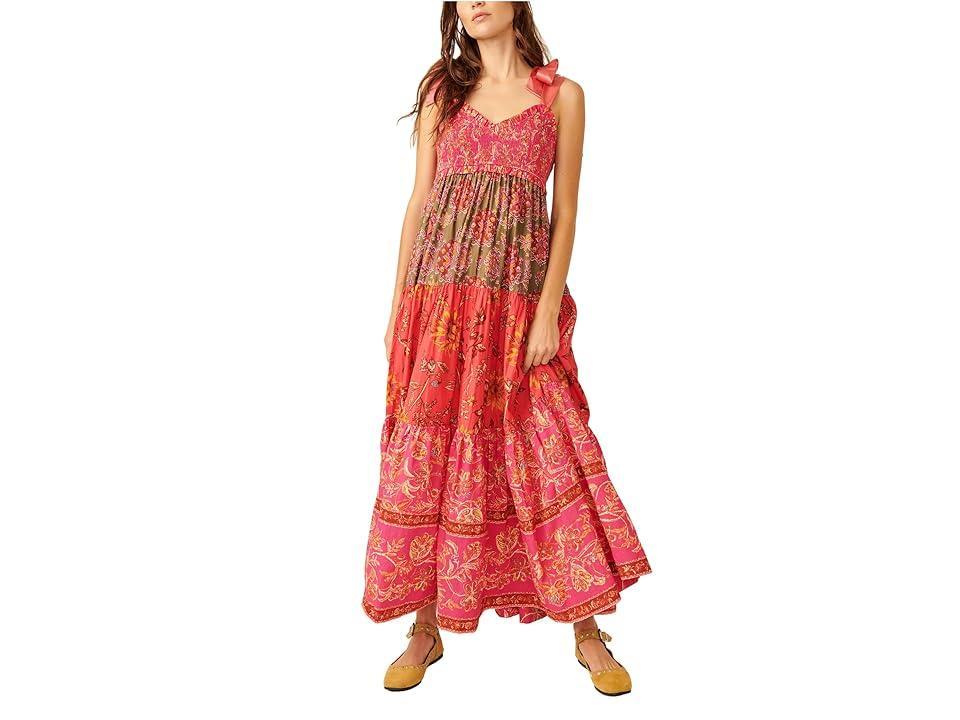 Free People Bluebell Mixed Print Cotton Maxi Dress Product Image