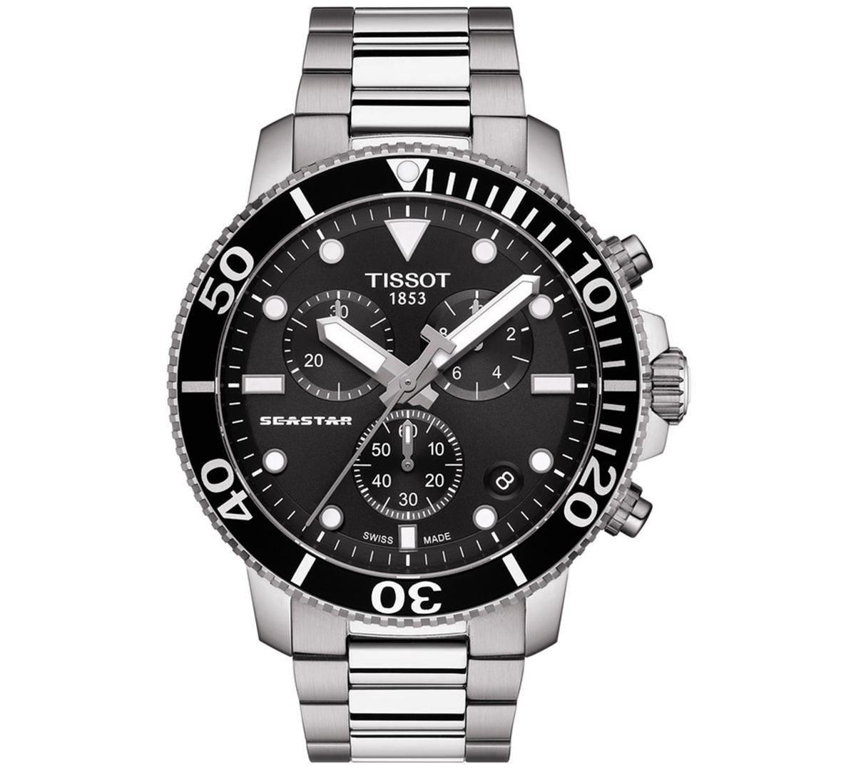 Tissot Seastar 1000 Blue-Dial Chronograph, 45.5mm Product Image