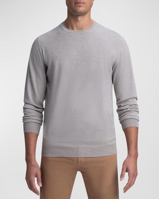 Mens Cotton-Cashmere Crewneck Sweater Product Image