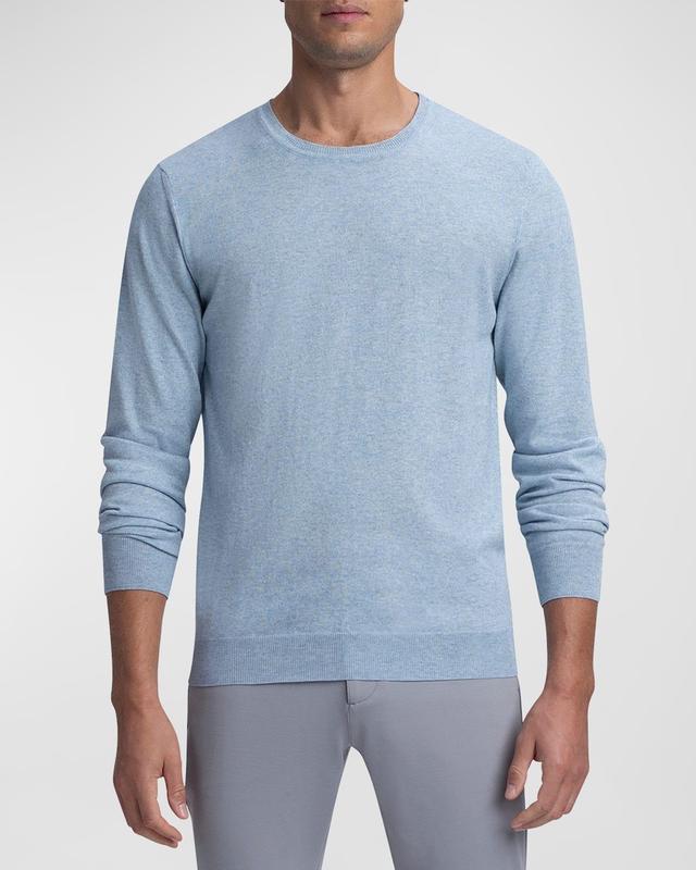 Mens Cotton-Cashmere Crewneck Sweater Product Image