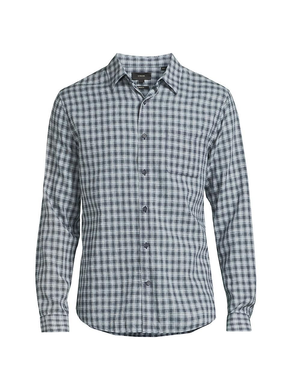 Mens Summit Plaid Sport Shirt Product Image