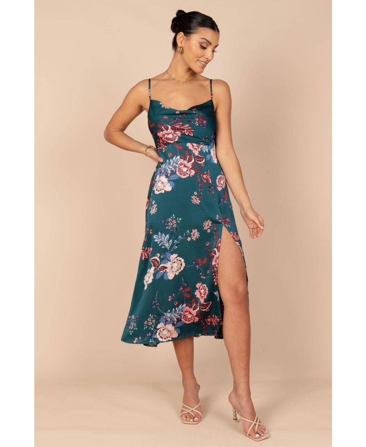 Petal & Pup Alejandra Floral Print Midi Dress Product Image