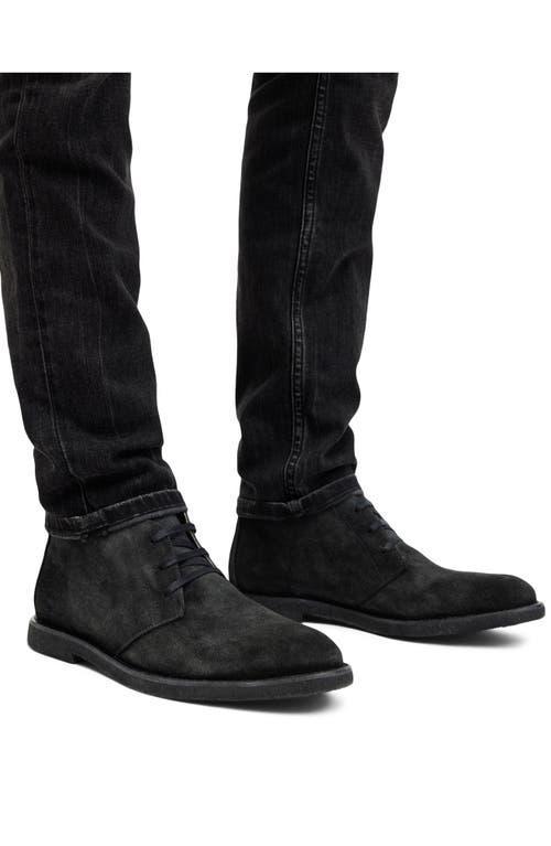 ALLSAINTS Bilton Lace Up Suede Chukka Boots In Black Product Image