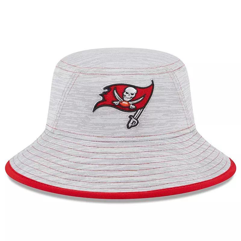 Mens New Era Gray Tampa Bay Buccaneers Game Bucket Hat Product Image