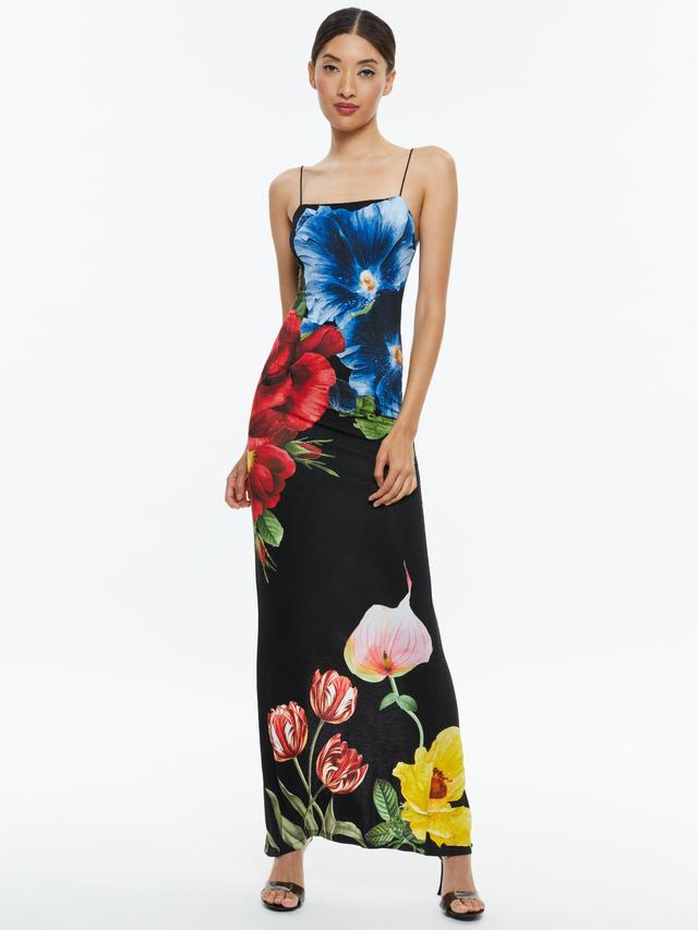 ALICE AND OLIVIA Fifi Maxi Dress In Black Product Image