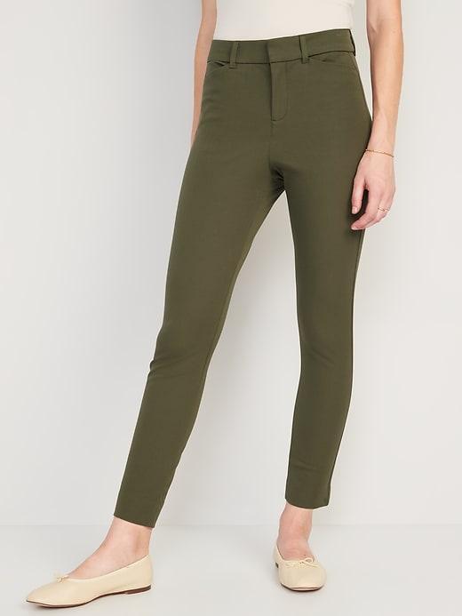 High-Waisted Pixie Skinny Ankle Pants Product Image