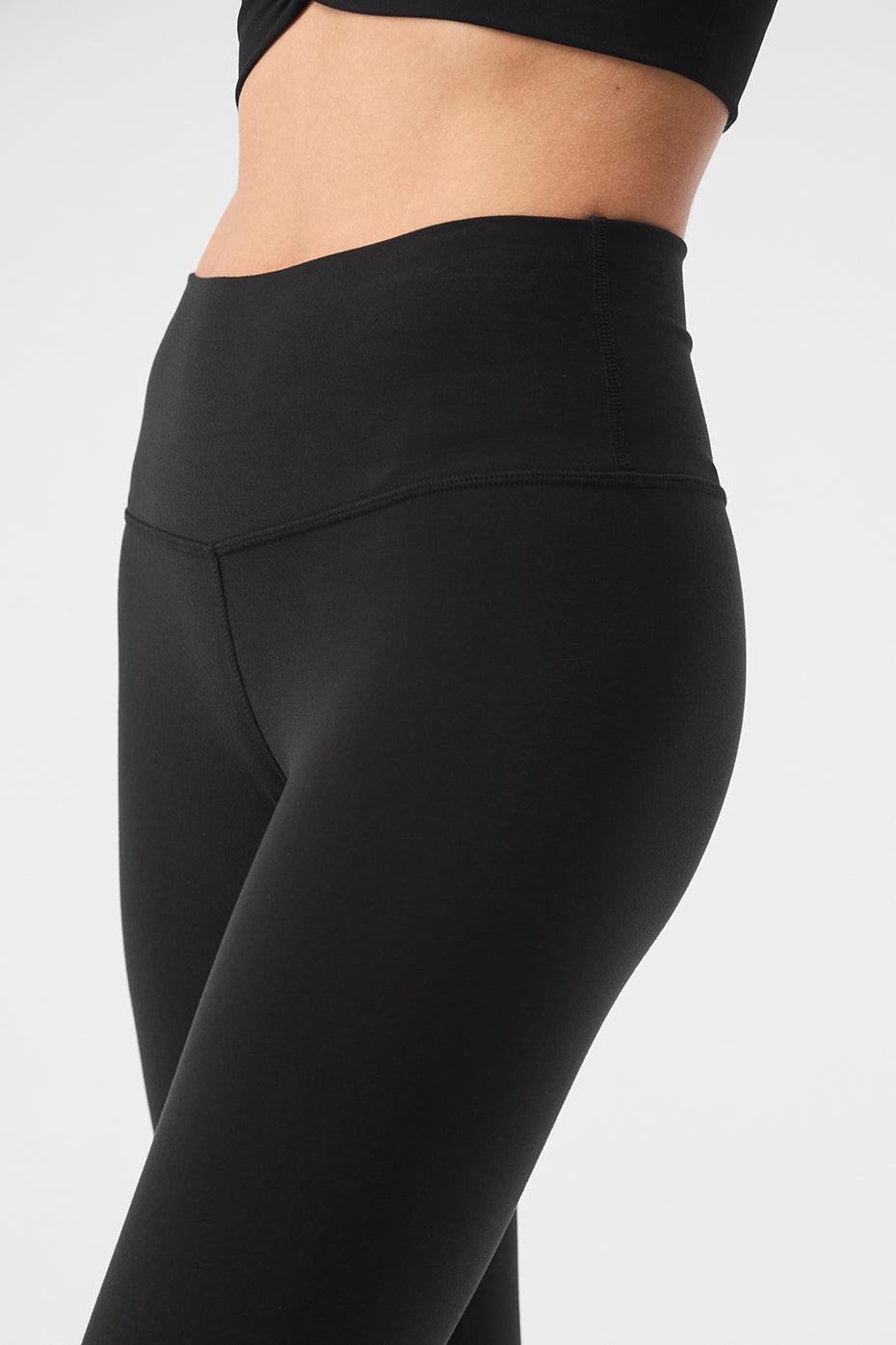 7/8 High-Waist Airbrush Legging - Black Female Product Image