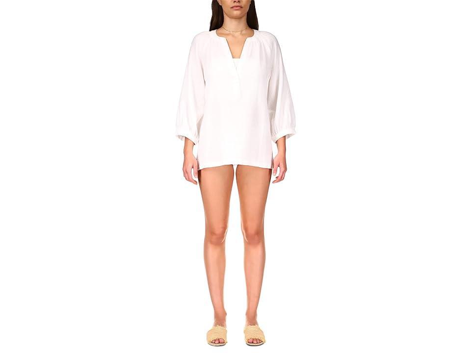 Sanctuary Island Gauze Tunic (Brilliant ) Women's Clothing Product Image