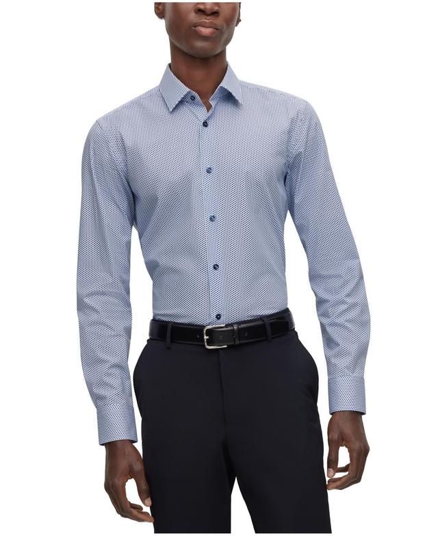 Mens Slim-Fit Shirt With Stretch Product Image