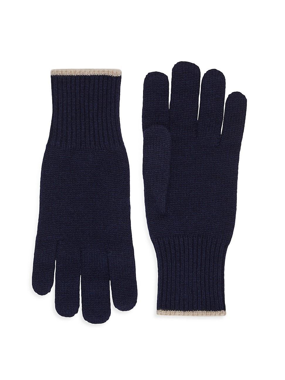 Mens Cashmere Knit Gloves Product Image