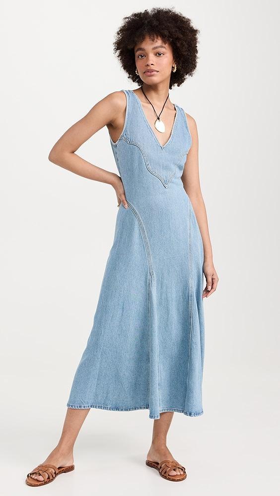 RE/DONE Western Denim Dress | Shopbop Product Image