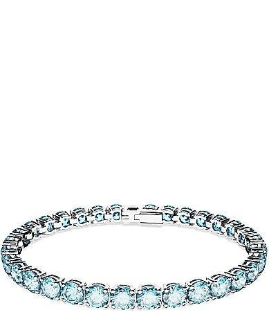 Womens Matrix Chroma Rhodium-Plated Tennis Bracelet Product Image