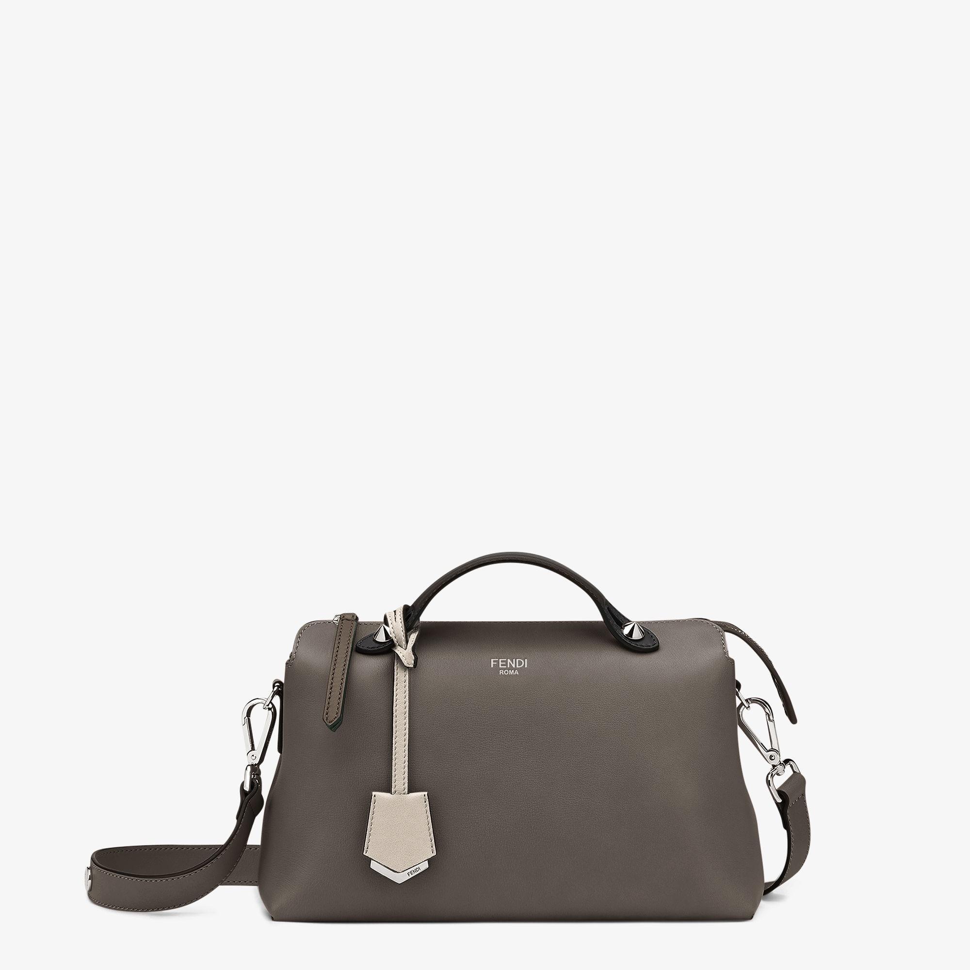 By The Way MediumBrown leather Boston bag Product Image