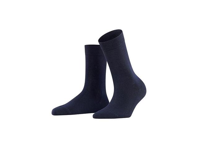 Falke Family Cotton Crew Socks (Dark ) Women's Low Cut Socks Shoes Product Image