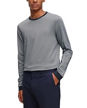 Boss Talley Regular Fit Ribbed Crewneck Sweater Product Image