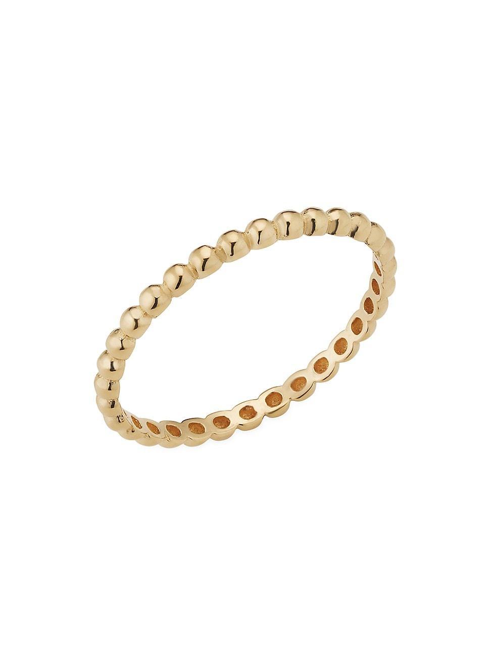 Womens 14K Yellow Gold Have a Ball Stack Ring Product Image