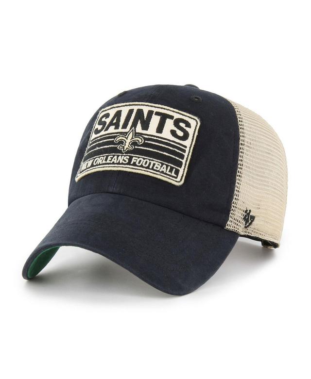 Mens 47 /Natural New Orleans Saints Four Stroke Clean Up Snapback Hat Product Image