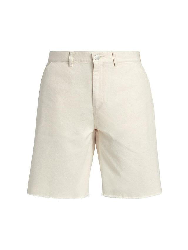 Mens Cut-Off Cotton Work Shorts Product Image