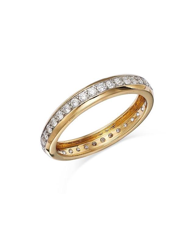 Bloomingdales Mens Diamond Eternity Band in 14K Yellow Gold, 0.50 ct. t. w. - 100% Exclusive Product Image