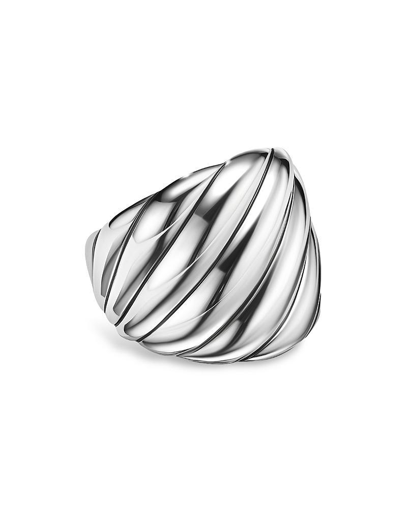 Womens Sculpted Cable Ring Product Image