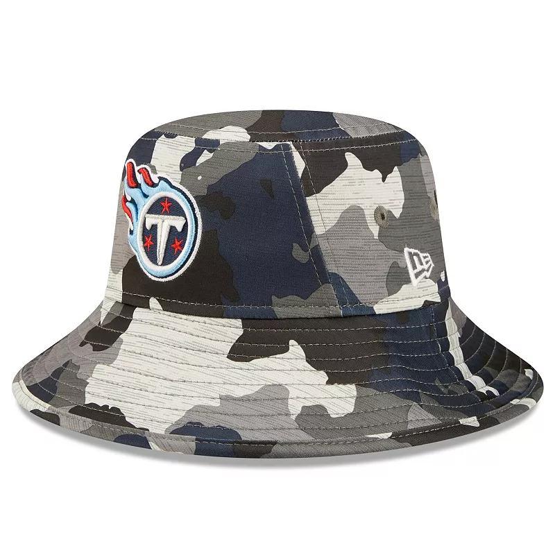 Mens New Era Camo Tennessee Titans 2022 NFL Training Camp Official Bucket Hat Product Image