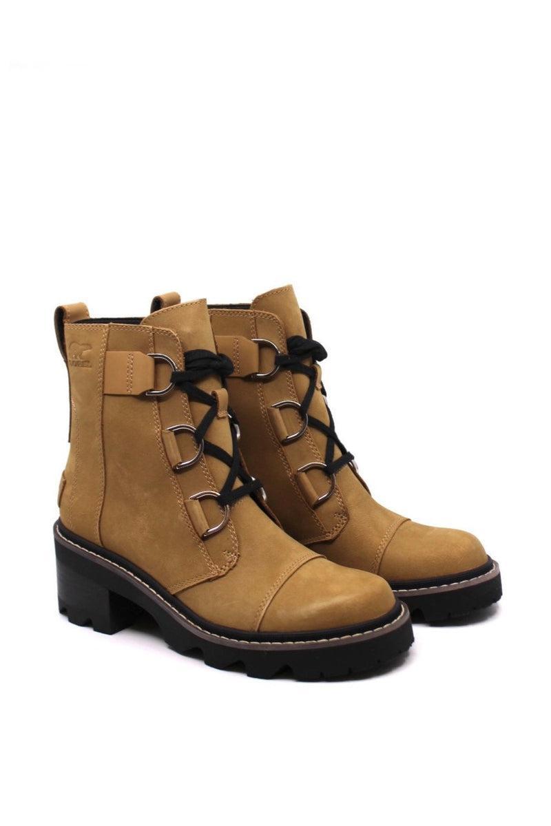 Sorel Joan Now Lace Caribou Buff/Black Product Image