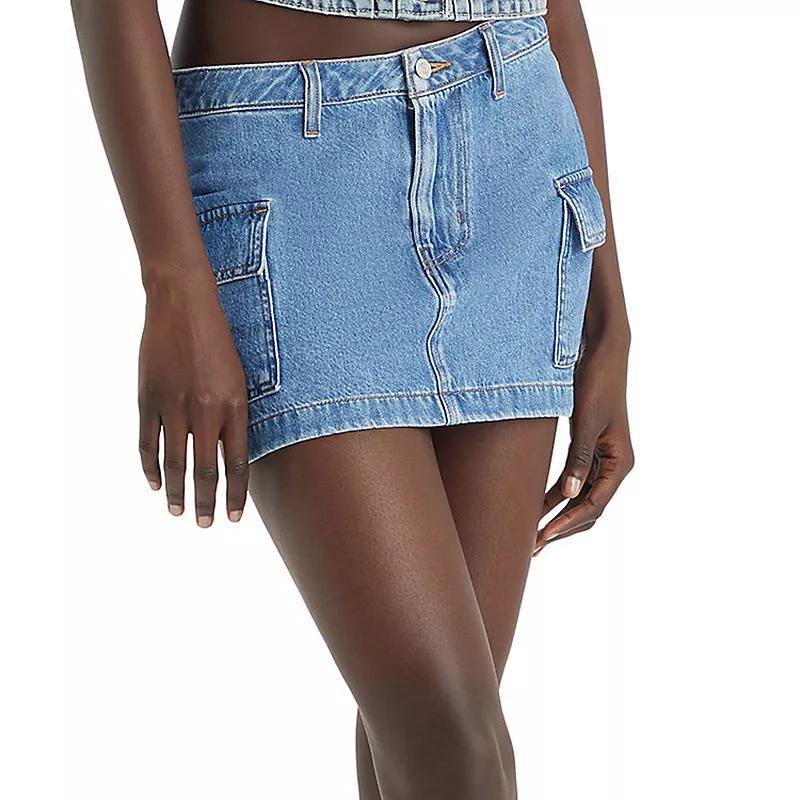 Womens Levis Slim Cargo Mini Skirt Product Image