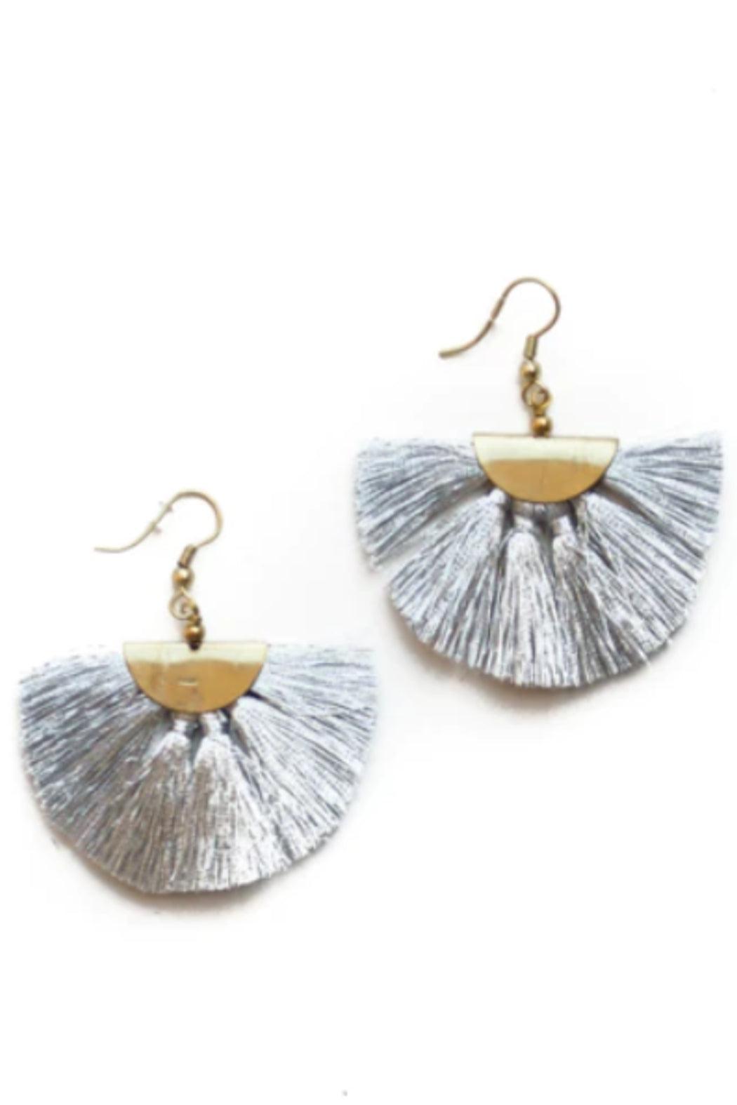 Tassel Earrings w/Gold Hardware Female Product Image