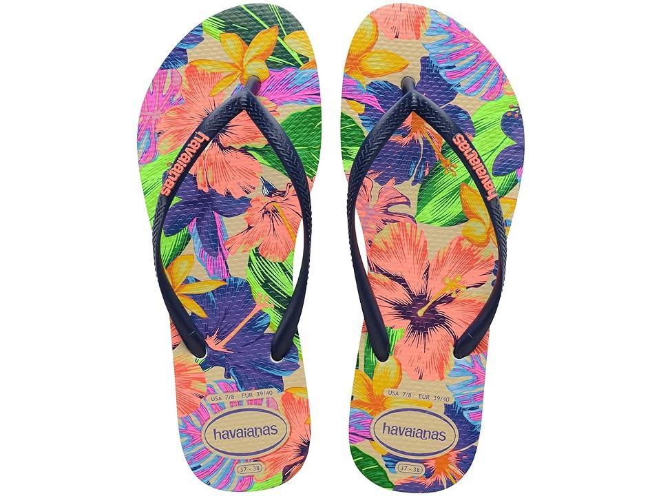 Havaianas Slim Floral Neon Sandals Women's Sandals Product Image