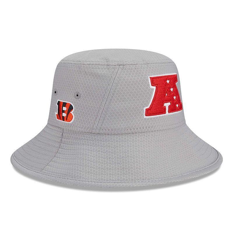 Mens New Era Gray Cincinnati Bengals 2024 Pro Bowl Bucket Hat Product Image