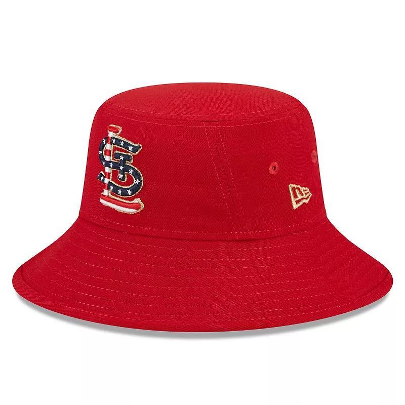 Mens New Era St. Louis Cardinals 2023 Fourth of July Bucket Hat Product Image