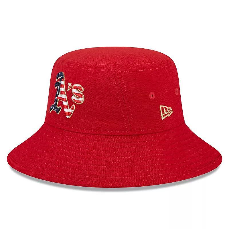 Mens New Era Oakland Athletics 2023 Fourth of July Bucket Hat Product Image