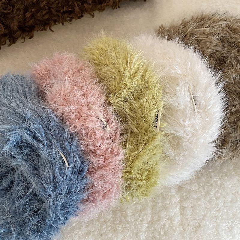 Plain Fluffy Scrunchie Product Image