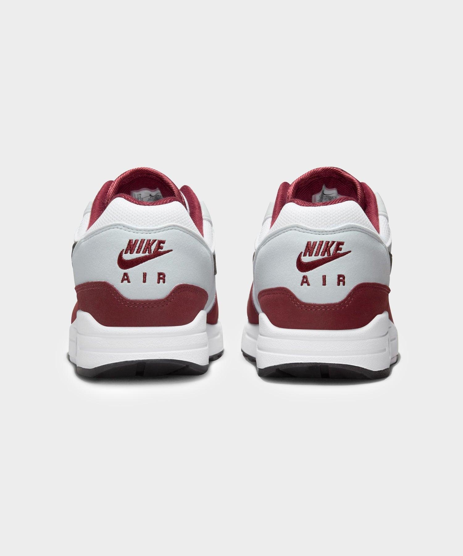 Nike Air Max 1 White / Dark Team Red Product Image