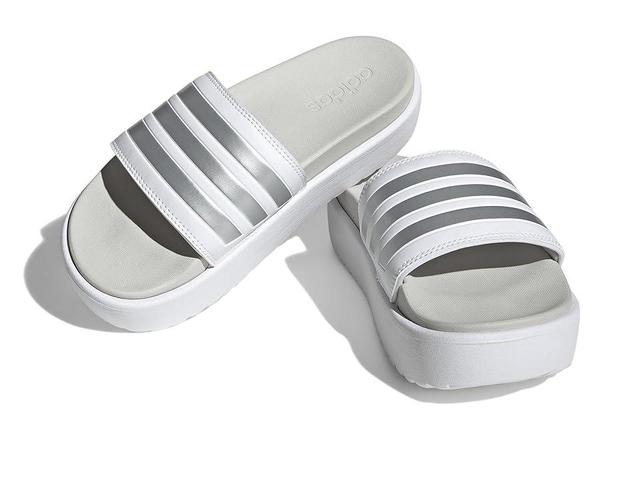 Womens adidas adilette Platform Slides Product Image