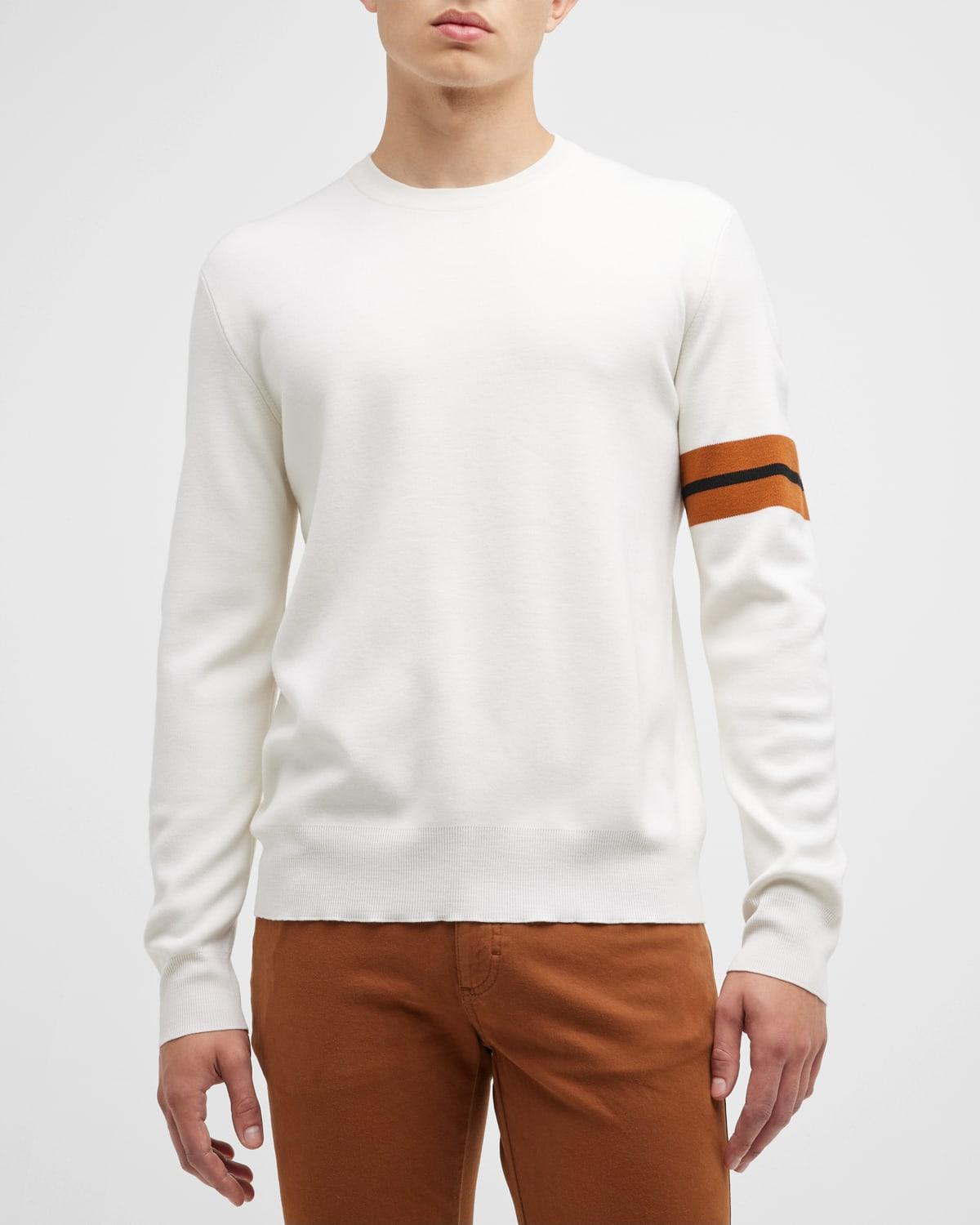 ZEGNA Signifier High Performance Stripe Wool Sweater Product Image