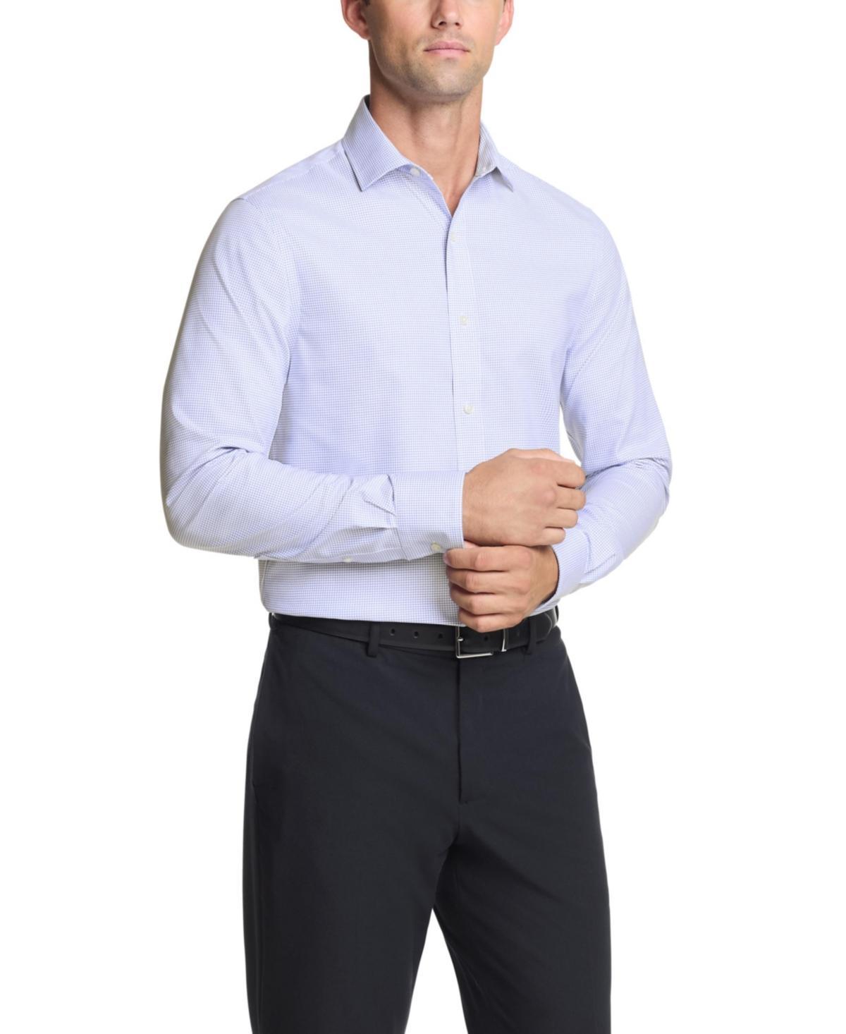 Tommy Hilfiger Mens Flex Regular Fit Wrinkle Proof Stretch Twill Dress Shirt Product Image