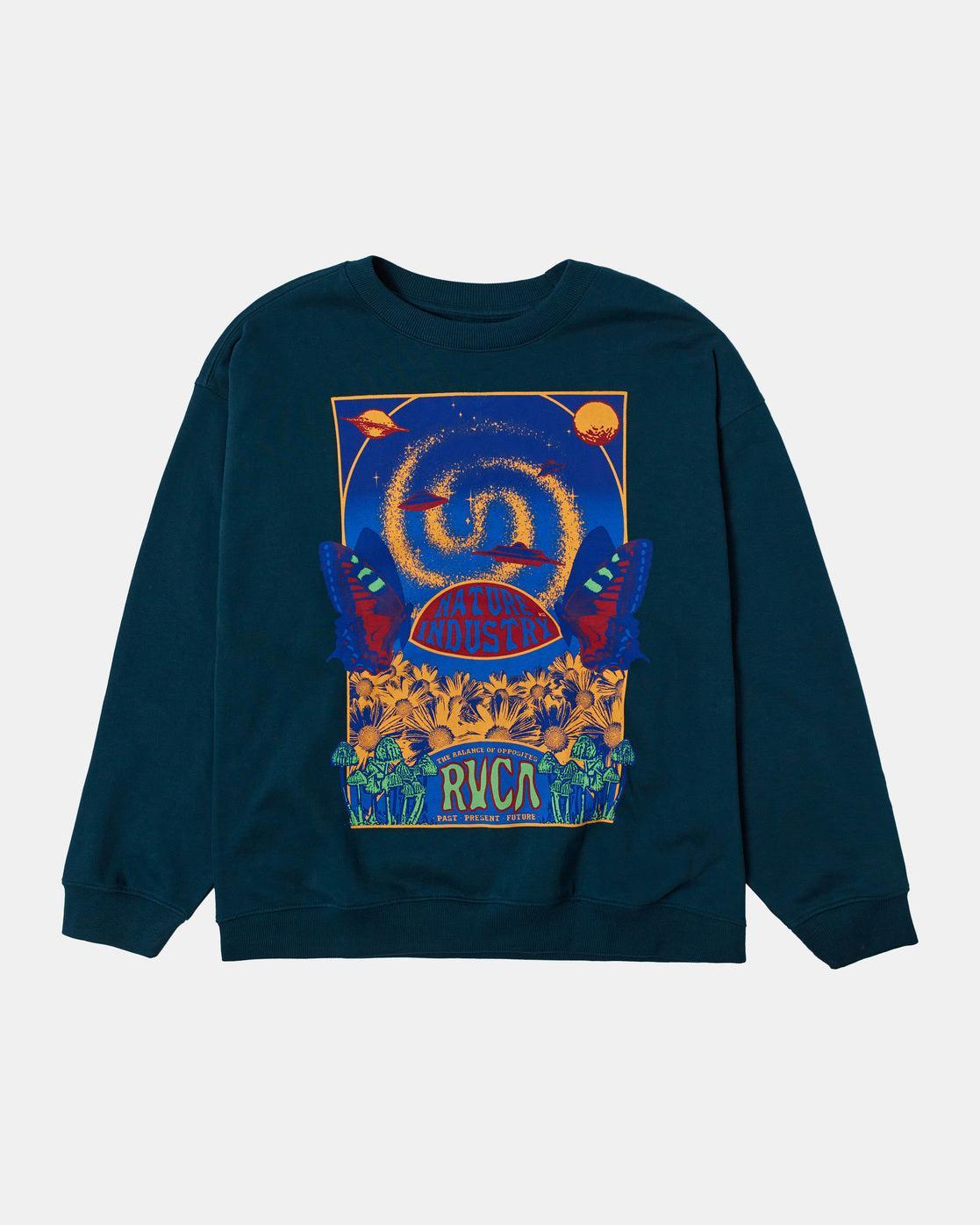 Spaced Out Sweatshirt - Pond Product Image