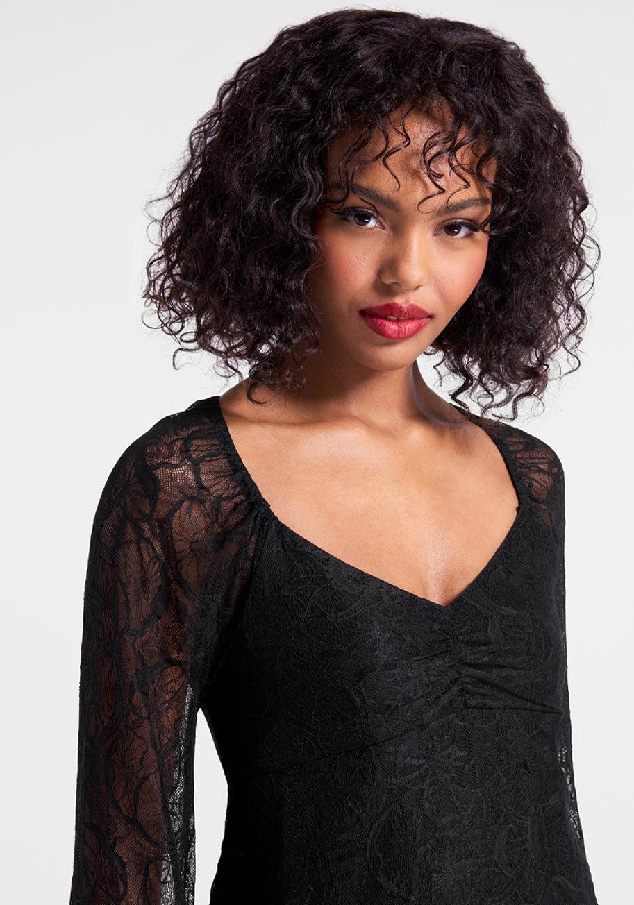 In The Groove Lace Top Product Image