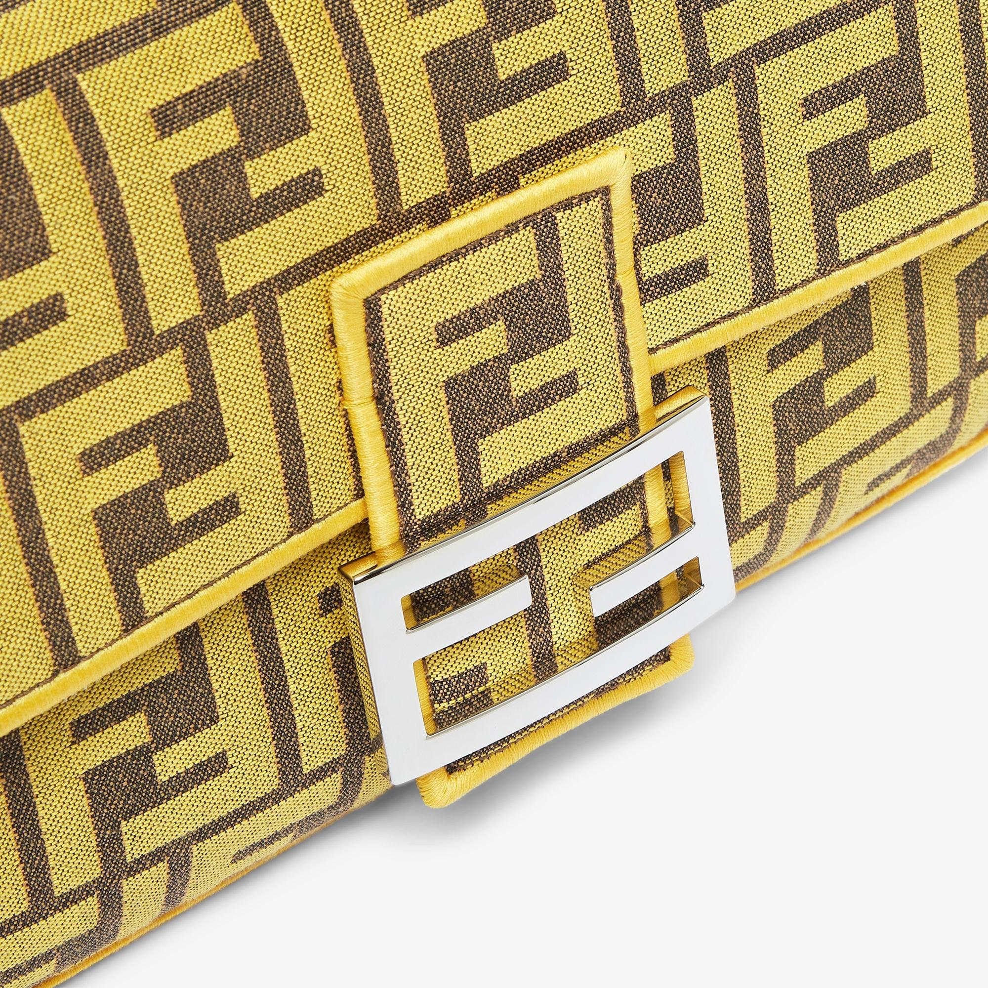 BaguetteFendi x FRGMT yellow FF fabric bag Product Image