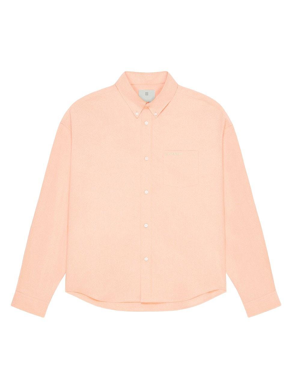 Mens Oxford Loose-Fit Sport Shirt Product Image