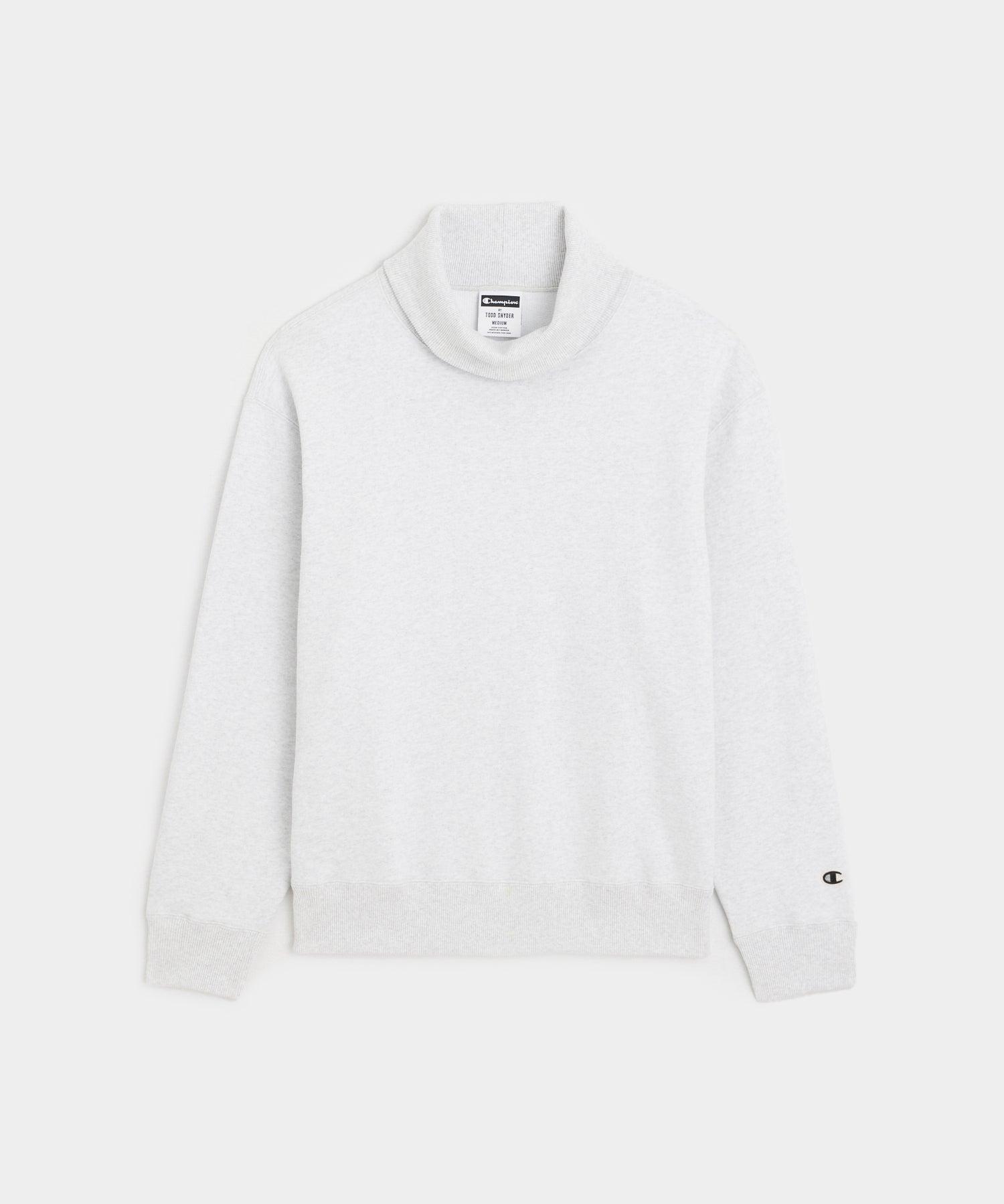 Champion Turtleneck Sweatshirt in Silver Mix Product Image