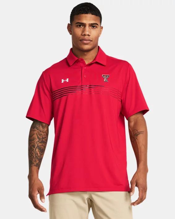 Men's UA Tee 2 Green Collegiate Stripe Polo Product Image