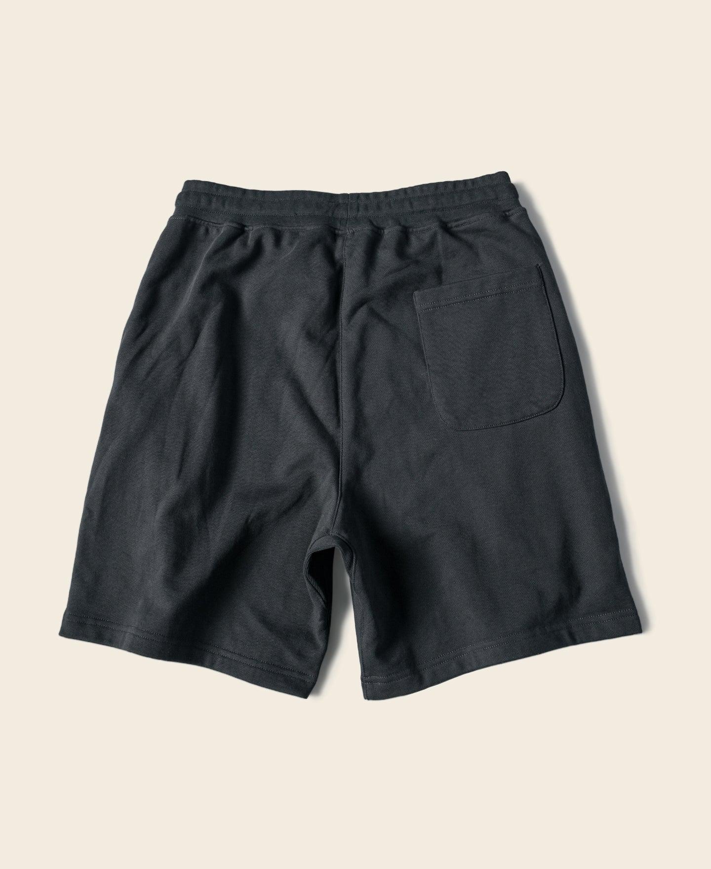 15 oz French Terry Sweat Shorts - Black Product Image