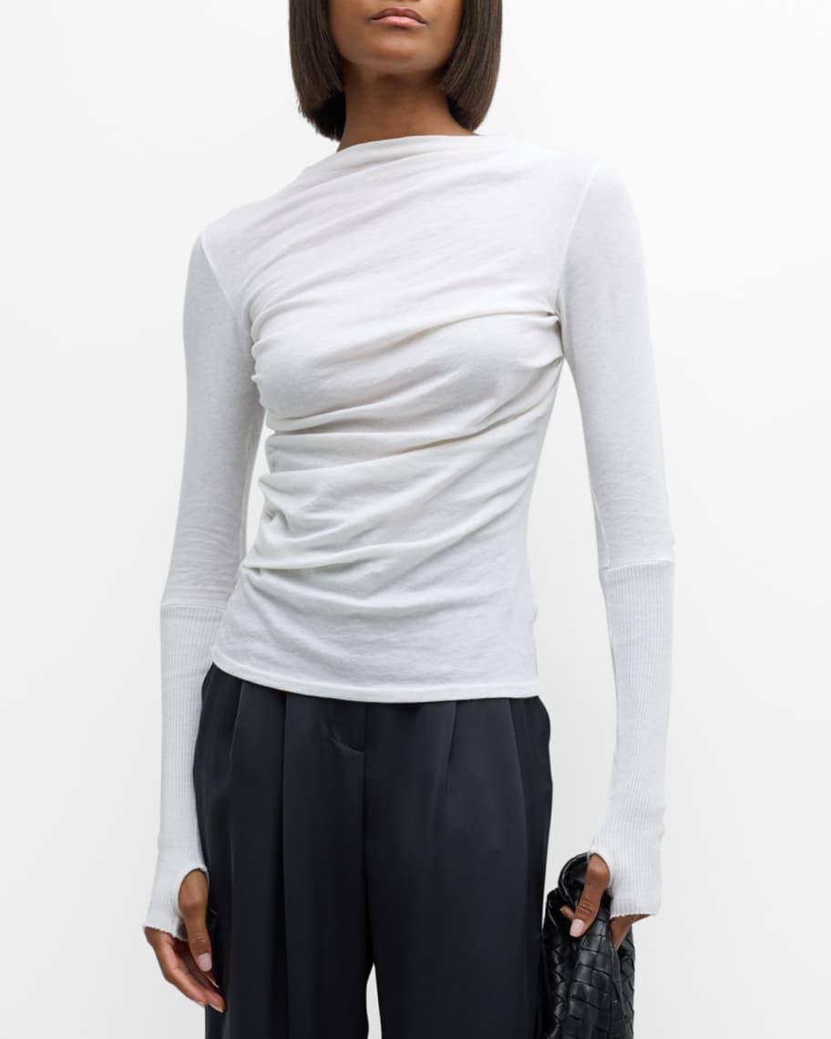 Cashmere Twist Long-Sleeve Top product image